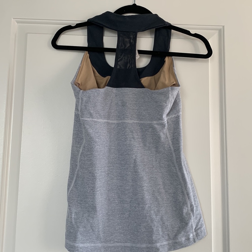 LULULEMON - Striped Racerback Tank - Picture 2 of 8